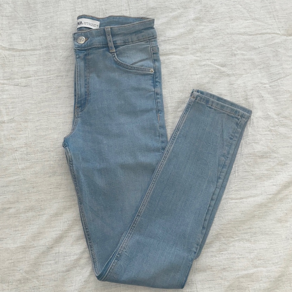 Zara high-waisted jeans
